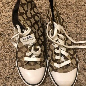 Coach sneakers, new, 6.5.